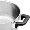 GERLACH AMBIENTE PLUS Komplet Garnki z pokrywkami 10 el - stal nierdzewna 18/10 + Patelnia Granitex 20, 28 cm