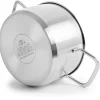 GERLACH BRAVA Komplet Garnki z pokrywkami 8 el + patelnie Gerlach Initial 24, 28 cm + pokrywki