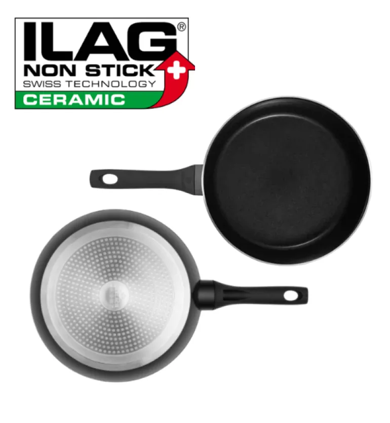 GERLACH BRAVA Komplet Garnki z pokrywkami 8 el + patelnie Gerlach Harmony Classic 20, 24, 28 cm