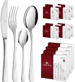GERLACH CELESTIA 04A Komplet 144 elementów w pudełku dla 24 osób / połysk