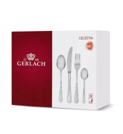 Gerlach Celestia Sztućce Komplet 92 el pudełko (68P+24P) / 18 os / połysk