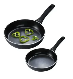 GERLACH CONTRAST PROCOAT Komplet Patelnie 20 + 28 cm + głęboka 24 cm z powłoką ceramiczną XERA DUR non-stick