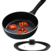 GERLACH CONTRAST PROCOAT Patelnia głęboka 24 cm z powłoką ceramiczną XERA DUR non-stick + pokrywka silikonowa