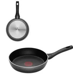 GERLACH CONTRAST THERMOCOAT Patelnia 28 cm | wskaźnik temperatury | szwajcarska powłoka ILAG ULTIMATE | indukcja