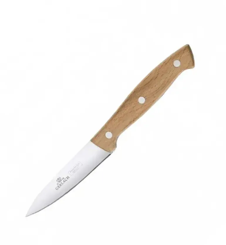 GERLACH COUNTRY 959A Komplet 5 noży w bloku + ostrzałka 3w1 uni czarna