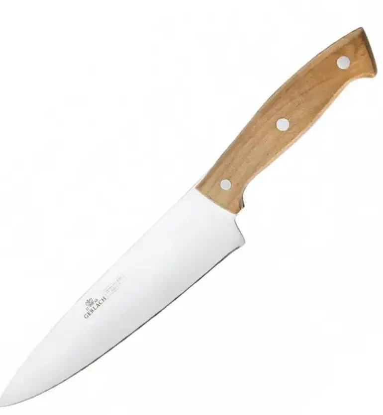 GERLACH COUNTRY 959A Komplet 5 noży w bloku + ostrzałka 3w1 uni czarna