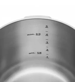 GERLACH FIRST Szybkowar 6 l z rączką Ø 22 cm / stal nierdzewna
