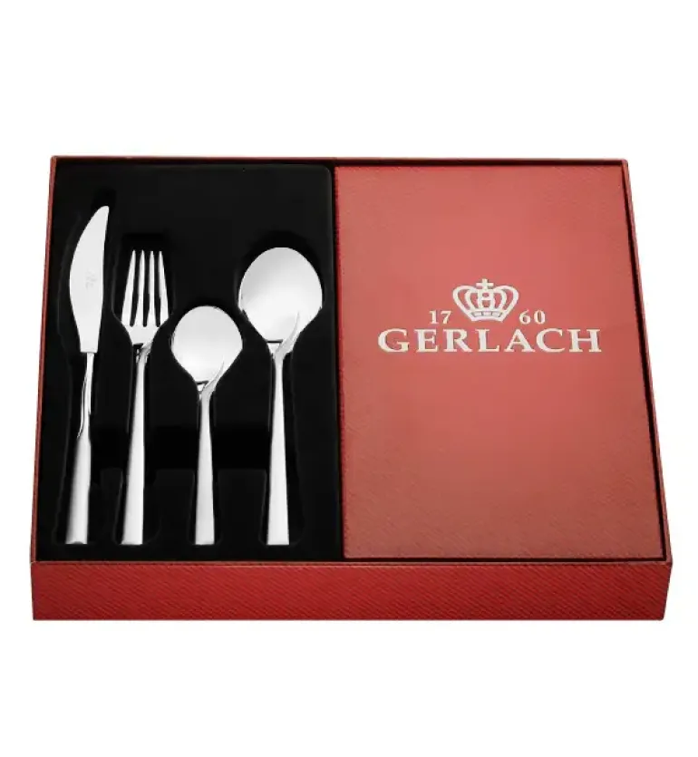 Gerlach Flames Sztućce Komplet 72 el (3x24) pudełko / 18 osób / połysk
