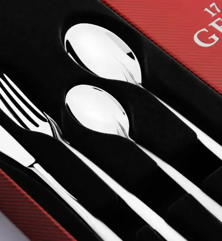 Gerlach Flames Sztućce Komplet 96 el (4x24) pudełko / 24 osób / połysk