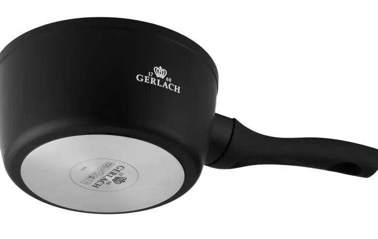 GERLACH GRANITEX Komplet 2 garnki z pokrywkami + rondel + brytfanna powłoka ILAG XERA DUR 2 / indukcja