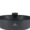 GERLACH GRANITEX Komplet garnki 24, 28 cm + rondel 16 cm powłoka ILAG XERA DUR 2 / indukcja