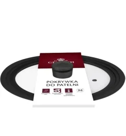 GERLACH GRANITEX Patelnia głęboka z powłoką ceramiczną ILAG Xera Dur 2® 28 cm + pokrywka / aluminium