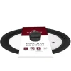 GERLACH GRANITEX Patelnia głęboka z powłoką ceramiczną ILAG Xera Dur 2® 24 cm + pokrywka / aluminium