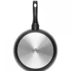 GERLACH GRANITEX Patelnia grillowa 28 cm okrągła z powłoką ceramiczną ILAG Xera Dur 2® 28 cm / aluminium