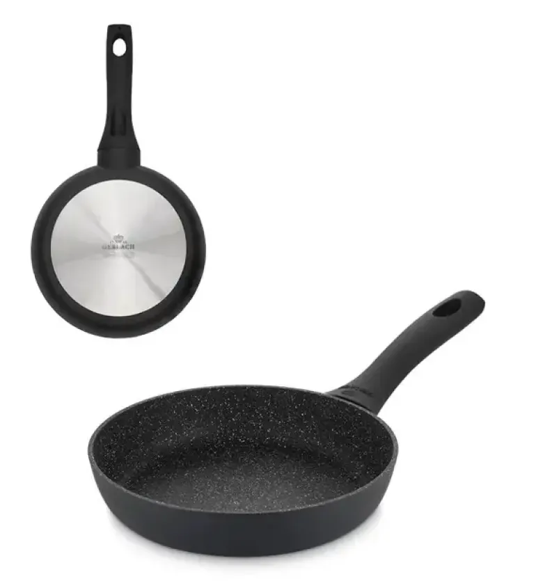 GERLACH GRANITEX Patelnia z powłoką ceramiczną ILAG Xera Dur 2® 20 cm + pokrywka / aluminium