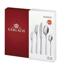 Gerlach Mango Sztućce Komplet 90 el pudełko / 18 osób / połysk