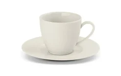 GERLACH MODERN IVORY Komplet filiżanek 185 ml ze spodkami 6 os 12 el / porcelana