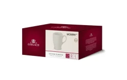 GERLACH MODERN IVORY Komplet kubków 280 ml 6 os 6 el / porcelana