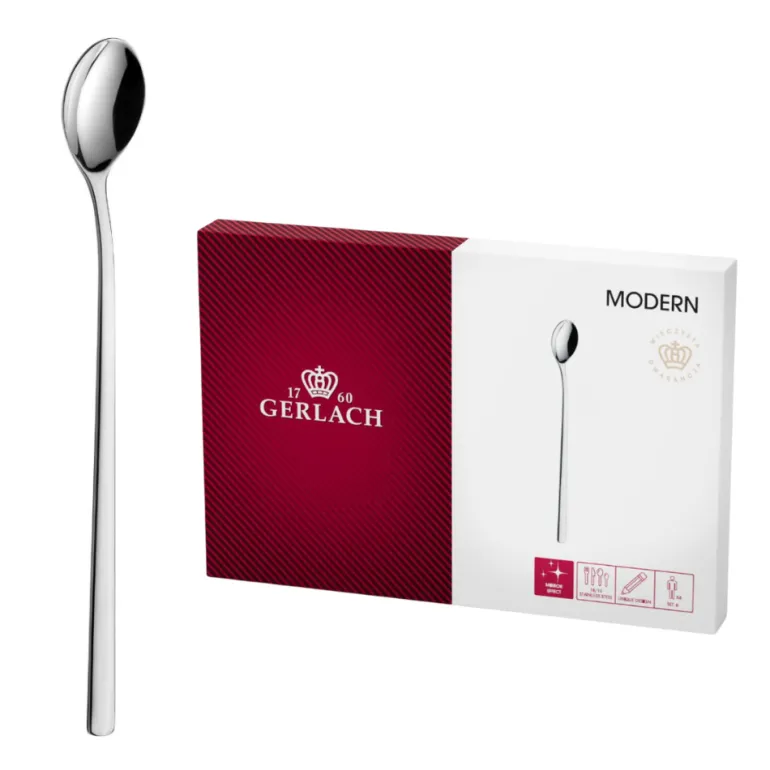 GERLACH MODERN Sztućce Komplet 6-szt. Łyżeczka do latte w pudełku