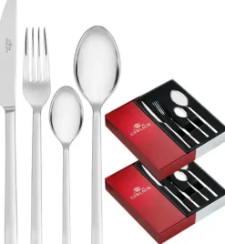 Gerlach Modern Sztućce Komplet 96 el (4x24) pudełko / 24 osoby/ połysk