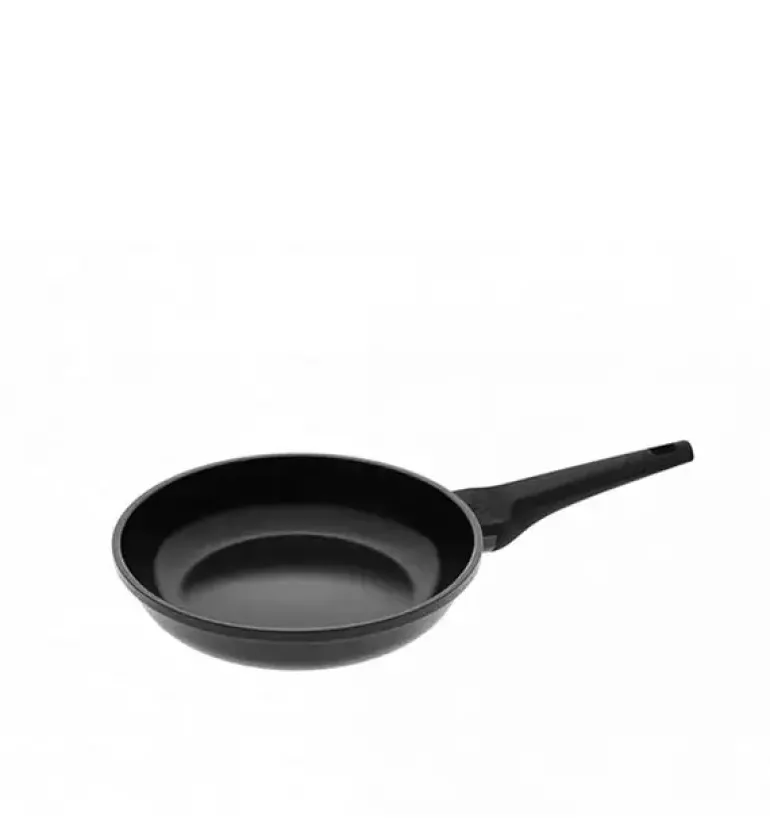 GERLACH MONOLIT Patelnia 24 cm + pokrywka silikonowa 24/26/28 cm / szwajcarska powłoka ceramiczną ILAG Xera Dur 2® / aluminium