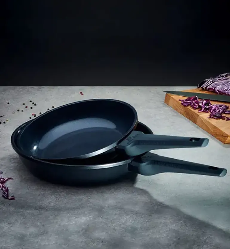 GERLACH MONOLIT Wok 30 cm / szwajcarska powłoka ceramiczną ILAG Xera Dur 2® / aluminium