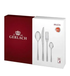 Gerlach Muza Sztućce Komplet 136 el (68P+68P) dla 24 osób w pudełku / połysk