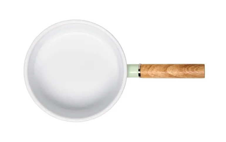 GERLACH NATUR ENAMEL ZIELONY Rondel emaliowany 2 l z pokrywką 18 cm / stal węglowa