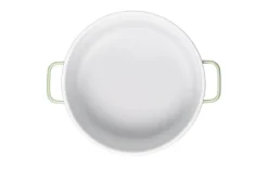 GERLACH NATUR ENAMEL ZIELONY Garnek emaliowany 3 l z pokrywką 20 cm / stal węglowa