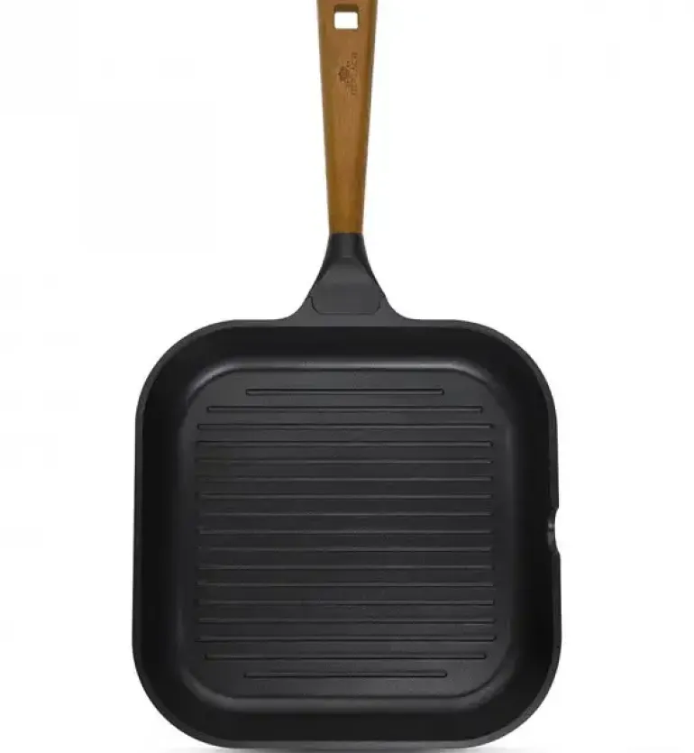 GERLACH NATUR EVO Patelnia grillowa 24 cm / powłoka ceramiczna ILAG® Non-Stick /