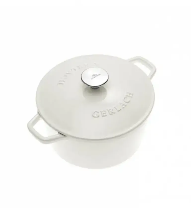 GERLACH NATUR IRON Garnek 3 L z pokrywką 21 cm / żeliwo