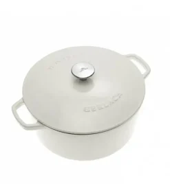 GERLACH NATUR IRON Komplet 2 garnków z pokrywkami 3L + 5L | żeliwo | indukcja