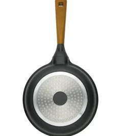 GERLACH NATUR Komplet patelni 20, 24, 28 cm z powłoką ceramiczną ILAG® Non-Stick Xera Dur 2 + pokrywki szklane