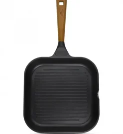 GERLACH NATUR Patelnia grillowa 24 cm / powłoka ceramiczna ILAG® Non-Stick