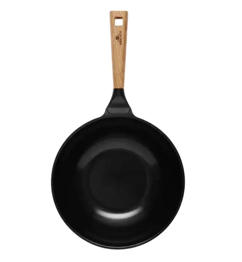 GERLACH NATUR Wok 28 cm z powłoką ceramiczną ILAG® Non-Stick Xera Dur 5