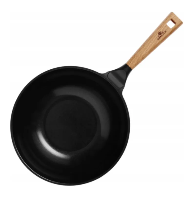 GERLACH NATUR Wok 28 cm z powłoką ceramiczną ILAG® Non-Stick Xera Dur 5