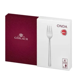 GERLACH ONDA Sztućce Komplet 60 el (2x24+dodatki) pudełko / 12 osób / połysk