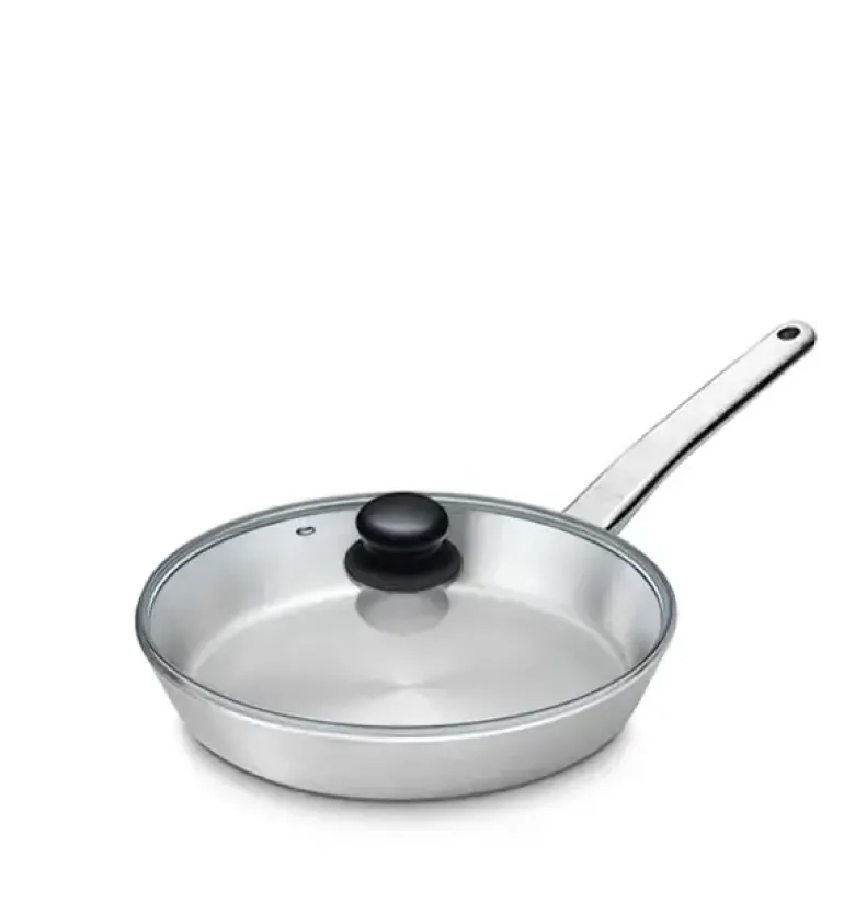 GERLACH PRESTIGE Patelnia całostalowa 24 + pokrywka 24 cm / indukcja