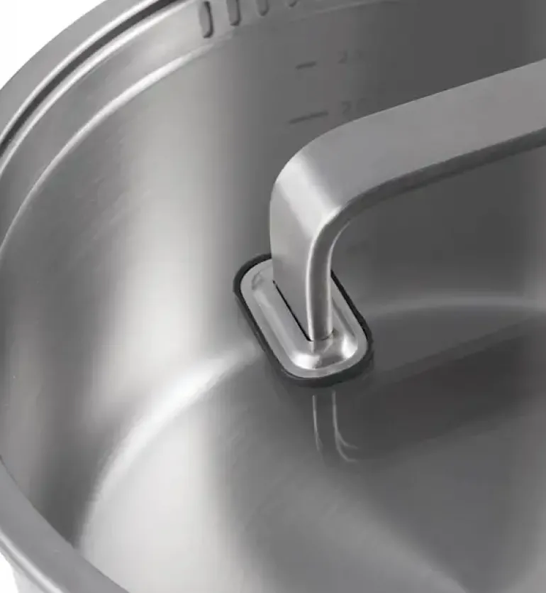 GERLACH PRESTIGE PLUS Komplet Garnki z pokrywkami 10 el / stal nierdzewna / INDUKCJA