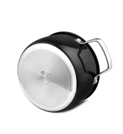 GERLACH PRIME Komplet Garnki z pokrywkami 6 el + patelnie Gerlach Ambiente 20, 24, 28 cm+ pokrywki