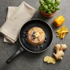 GERLACH PRIME Komplet Garnki z pokrywkami 6 el + Patelnie Gerlach Harmony Classic 20, 24, 28 cm + pokrywki szklane