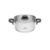GERLACH PURE Komplet Garnki z pokrywkami 10 el / indukcja + Gerlach Harmony Classic Patelnia 20, 28 cm