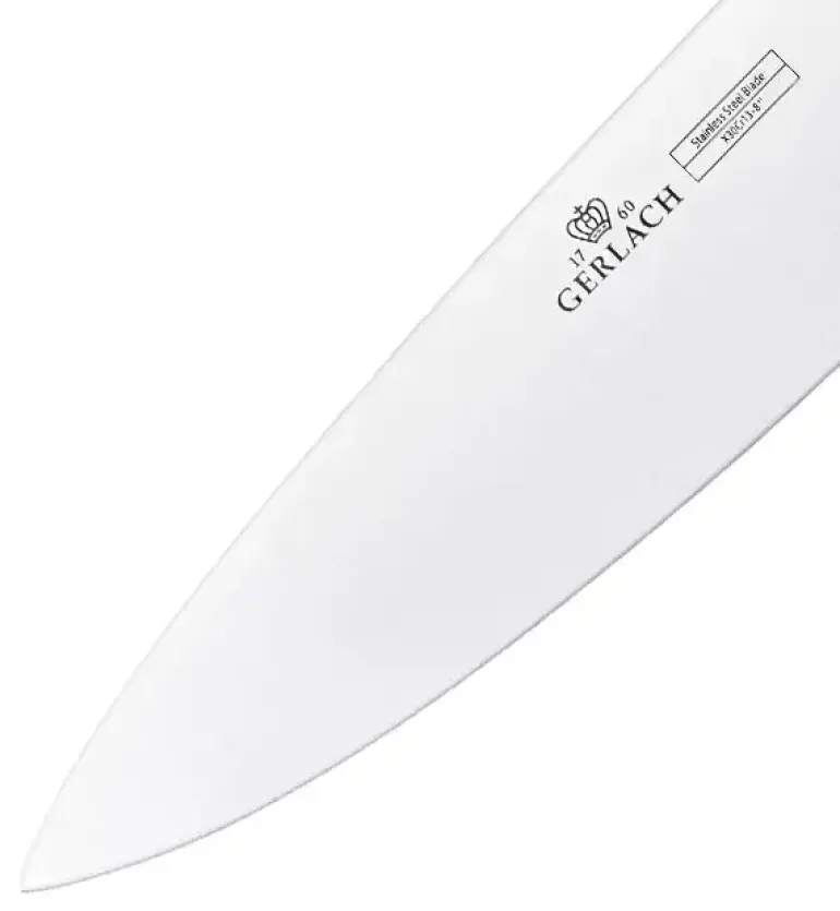GERLACH PURE 982 Zestaw noży bloku 6 elementów / Antypoślizgowa rękojeść / 982B