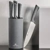 GERLACH SMART GRANIT Komplet 5 noży w bloku + ostrzałka 2w1