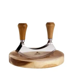 GERLACH SMART GRANIT Komplet 5 noży w bloku + Tasak do ziół z deską +nożyce do drobiu
