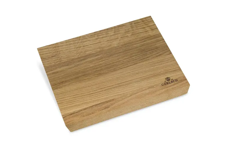 GERLACH SMART GREY Komplet 5 noży w bloku + ostrzałka 2w1 + deska dębowa