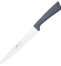 GERLACH SMART GREY Komplet 5 noży w bloku + nożyce do drobiu+ ostrzałka 3w1