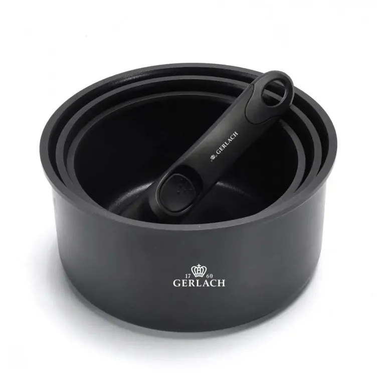 GERLACH SMART 994 Komplet 3 garnków 16/18/20 cm + odpinana rączka / indukcja