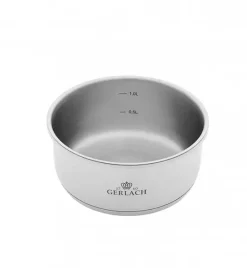GERLACH SMART STEEL Komplet 3 garnków 16/18/20 cm + odpinana rączka / indukcja