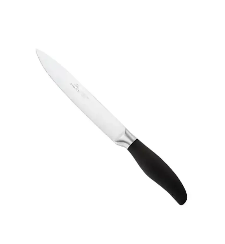 GERLACH STYLE PLUS Komplet 5 noży w bloku + ostrzałka 2w1 + deska dębowa